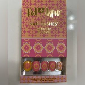 Red Aspen Mosaic For Margie Nail Dashes. New